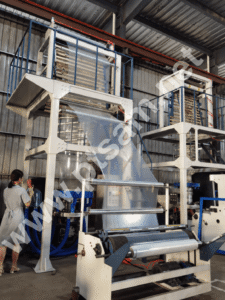 Blowing Plastik Roll Karet